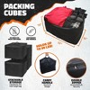 Mockins 15 Cu.Ft Waterproof Cargo Bag - 48x31x18" and Packing Cubes - Red - 4 of 4