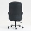 Okak Executive Office Chair with Cotton Surface, Height-Adjustable Office Chair with High Back and Wheels for Office - 3 of 4