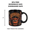 Five Nights At Freddy's Let's Eat 16 Oz Heat-Reactive Black Ceramic Mug - 4 of 4