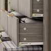 6 Drawer Dresser for Bedroom,47" Wide Chest of Drawers with 2 Open Shelves & Handles - 2 of 4