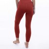 Rib 7/8 High Waisted Legging - Cayenne - LEZAT - 2 of 3