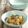 Portmeirion Sophie Conran Celadon Pasta Bowls, Set of 4, 9 Inch Fine Porcelain Ripple Design Dinnerware for Pasta, Salad, Soup, Dishwasher & Oven Safe - 4 of 4