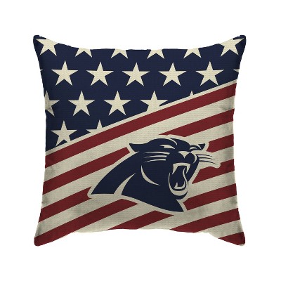 NFL Carolina Panthers Americana Decorative Throw Pillow