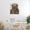 Stupell Industries Fisherman Outfit Brown Grizzly Bear Fishing Pole Canvas Wall Art - 2 of 4