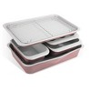 Gotham Steel Stackable Ceramic Nonstick Bakeware Set 6 Piece Easy Clean Oven Dishwasher Safe - 2 of 4