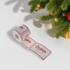 Unique Bargains Christmas Stickers for Ceramic Glass Metal Paper Plastic Peel and Stick English Lettering Coated Paper Red White 1 Pcs - 2 of 4