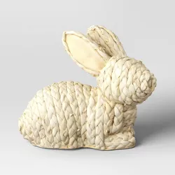 Woven Lying Easter Bunny Figurine - Threshold™