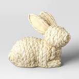 Woven Lying Easter Bunny Figurine - Threshold™