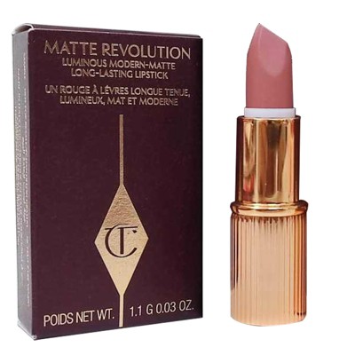 Charlotte Tilbury Matte Revolution Lipstick, Pillow Talk, 0.03 oz