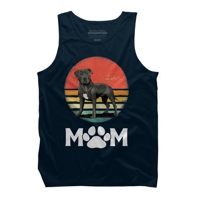 Men's Design By Humans Mother's Day Pittie Mom Pitbull Dog Lovers By JorgeLopez Tank Top