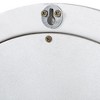 Vynxaria Luxury Makeup Vanity Desk with Oval Mirror & 3 Drawers - Elegant Silver Finish - 4 of 4
