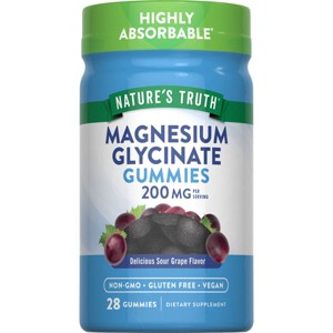 Nature's Truth Magnesium Glycinate Vegan Gummies - 28ct - 1 of 4