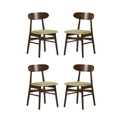 New Classic Furniture, Morocco Green Solid Wood Dining Chair (Set of 4)