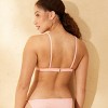 Women's Ribbed Triangle Bikini Top - Shade & Shore™ - 2 of 4