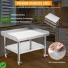 Equipment Grill Stand Table | Stainless Steel 36"x28"x24" | 1000 lbs Top Shelf 220 lbs Bottom Shelf - 3 of 4