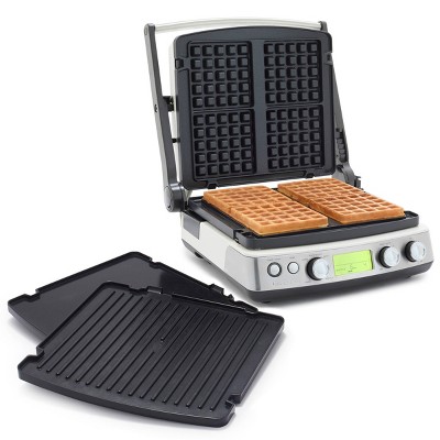  3 in 1 Sandwich Maker, Portable Waffle Iron Maker, Electric Panini  Press with Removable Non-Stick Plates LED Indicator Lights, Cool Touch  Handle for Breakfast Toaster, Grilled Cheese Bacon and Steak: Home