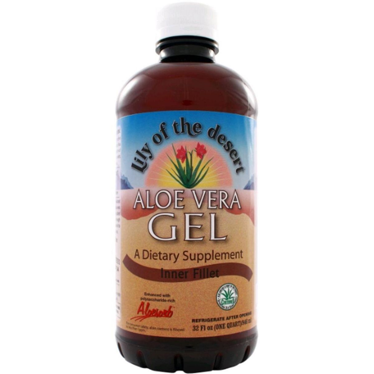Lily Of The Desert Aloe Vera Gel - Inner Fillet Filtered Aloe Vera Drink For Gut Health, Wellness, Glowing Skin, 32 Fl Oz - thumbnail 3
