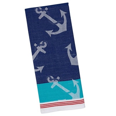 2pk Cotton Anchors Away Dishtowel Set - Design Imports