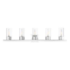 Livex Lighting Carson 5 - Light Vanity in  Polished Chrome - 1 of 4