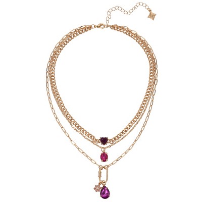 FAOabulous by FAO Schwarz Girls 1pk Layered Necklace Multi Color
