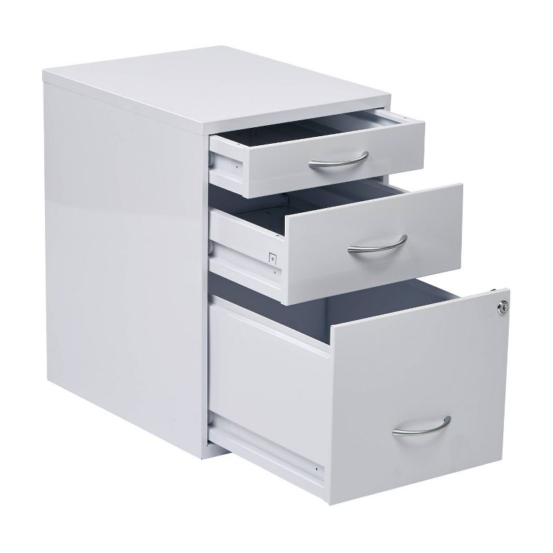 22" Metal File Cabinet - OSP Home Furnishings, 3 of 8