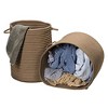Colonial Mills Clean & Dirty Woven Hamper Set-2 - Café Tostado 17"x17"x22" 19"x19"x15" - 3 of 3