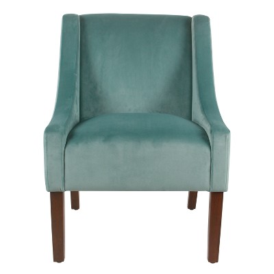 blue velvet chair target