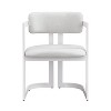 PAGED Modern Style Dining Chairs Set of 2 Upholstered Dining Room Chairs Versatile Armchairs with Metal Frame for Dining Room, Kitchen - 2 of 4
