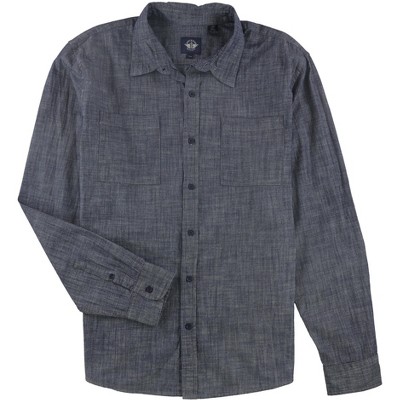 Dockers Mens Chambray Button Up Shirt