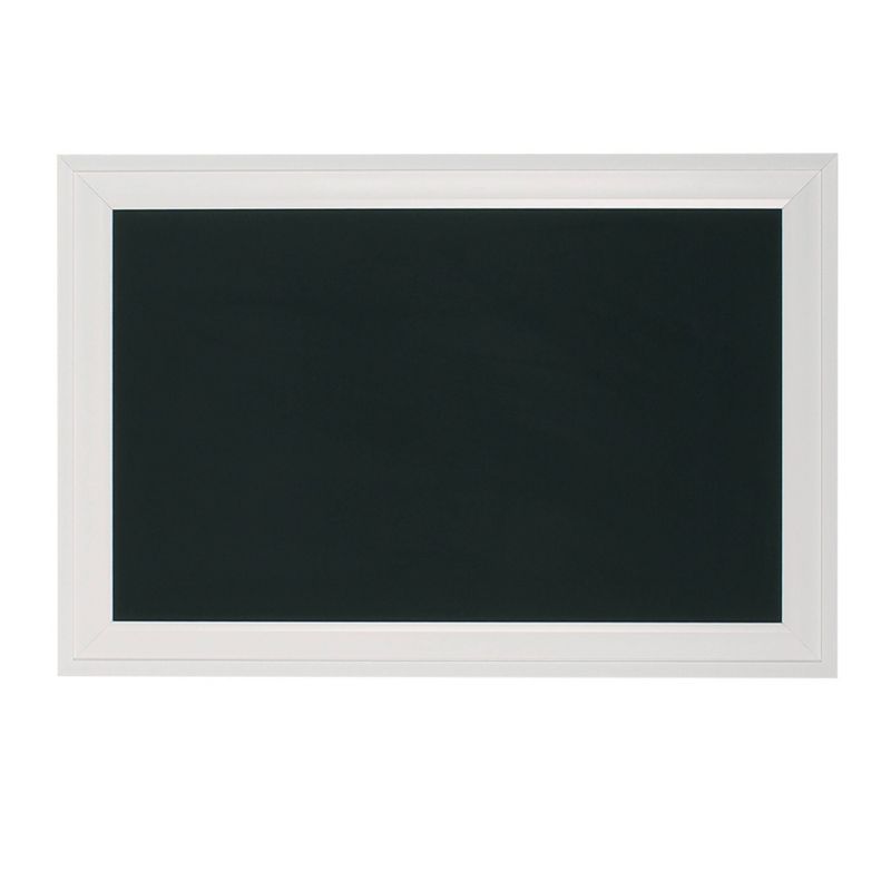 27.5&#34; x 18.5&#34; Bosc Framed Magnetic Chalkboard White - DesignOvation, 4 of 9