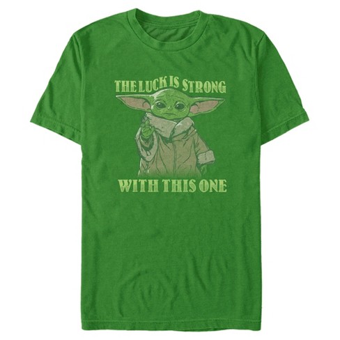 Men's Star Wars The Mandalorian Grogu St. Patrick's Day The Luck Is ...