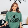 Simply Sage Market Women's Hocus Pocus Witch Short Sleeve Garment Dyed Tee - 2 of 4