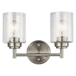 Kichler Lighting Winslow 2 - Light Vanity in  Brushed Nickel - 1 of 3