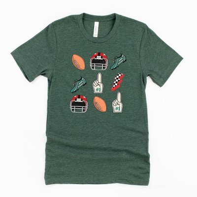 The Juniper Shop Football Collage Youth Short Sleeve Tee