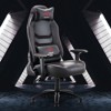 Vynxaria Big and Tall Gaming Chair 400lbs Sweat-Proof PU Leather, Wide Seat (23W"×21D"), Ergonomic Adjustable, SGS/BIFIMA Certified - 3 of 4