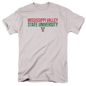 Men's Mississippi Valley State University Official Stacked T-Shirt - 1 of 4