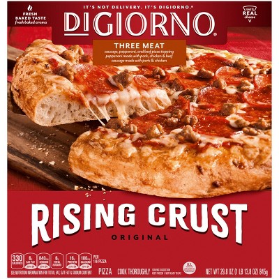 DiGiorno Three Meat Frozen Pizza with Rising Crust - 29.8oz