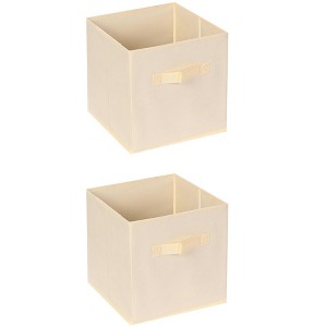 REGALWOVEN Collapsible Fabric Storage Bin with Handle for Organizing Clothes Books 2 Pcs - 1 of 4