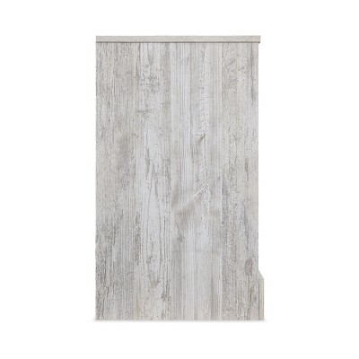Whitewash Bohemian 6-Drawer Dresser with Medallion Pulls