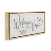 Stupell Industries Welcome To Our Home Country Sign Floating Frame Canvas Art - 2 of 4