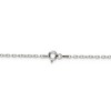Black Bow Jewelry 1.65mm Sterling Silver D/C Solid Elongated Cable Chain Necklace - 4 of 4