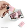 Big Dot of Happiness Pink Winter Wonderland - Mini Candy Bar Wrapper Stickers - Holiday Snowflake Birthday Party & Baby Shower Small Favors - 40 Count - 2 of 4