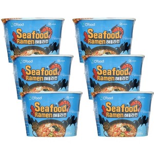 O'Food Seafood Ramen Noodle Soup - Case of 6/3.7 oz - 1 of 4