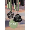 30"H Laser Etched Metal Hand Tuned Windchime, Always and Forever in Our Hearts", Scale "A" - 3 of 3