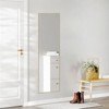 FONTOI Floor Standing Mirror with Stand, Wall Mirror, Mirror, Makeup Mirror for Bedroom Cloakroom Entryway, Gold, 11"*59"*16" - 2 of 4