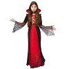 Joyfy Girls‘ Halloween Royal Vampire Queen Costume – Gothic Victorian Halloween Dress Set Rule the Night in Dark Elegance! - 4 of 4