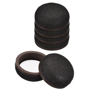Unique Bargains Formed Felt Smooth Furniture Tile Floors Round Sliding Pads 20 Pcs - 1 of 4