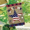 American Star Burlap House Flag Patriotic Welcome 28" x 40" Briarwood Lane - 4 of 4