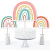 Big Dot of Happiness Hello Rainbow - Boho Baby Shower and Birthday Party Centerpiece Sticks - Table Toppers - Set of 15 - 3 of 4