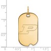 Black Bow Jewelry 14k Yellow Gold Plated Sterling Silver Purdue Boilermakers NCAA Pendant - 2 of 3